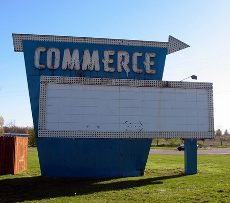 Commerce Drive-In Theatre - Marquee